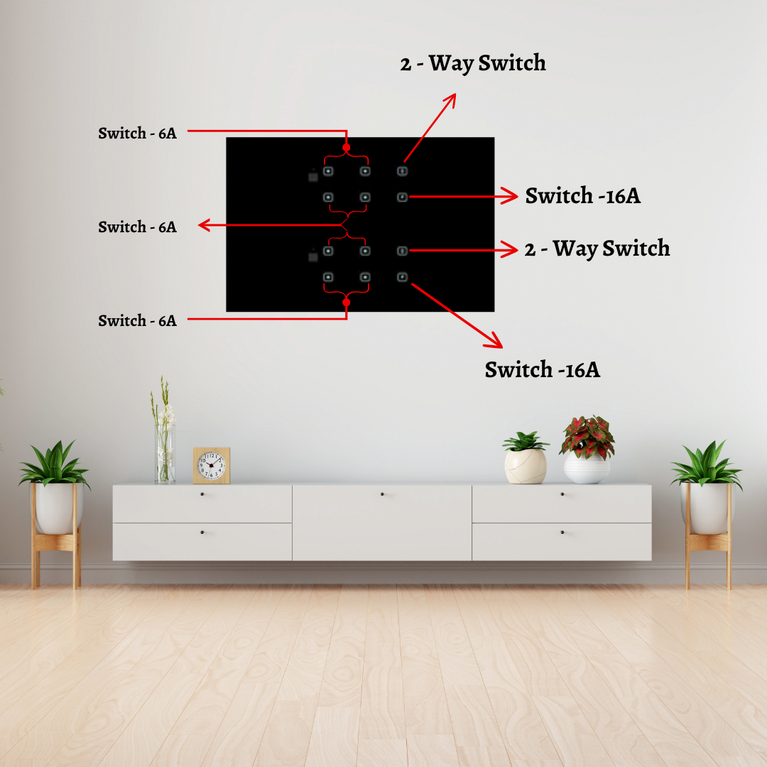 Best 12 module smart touch switch 12 switch