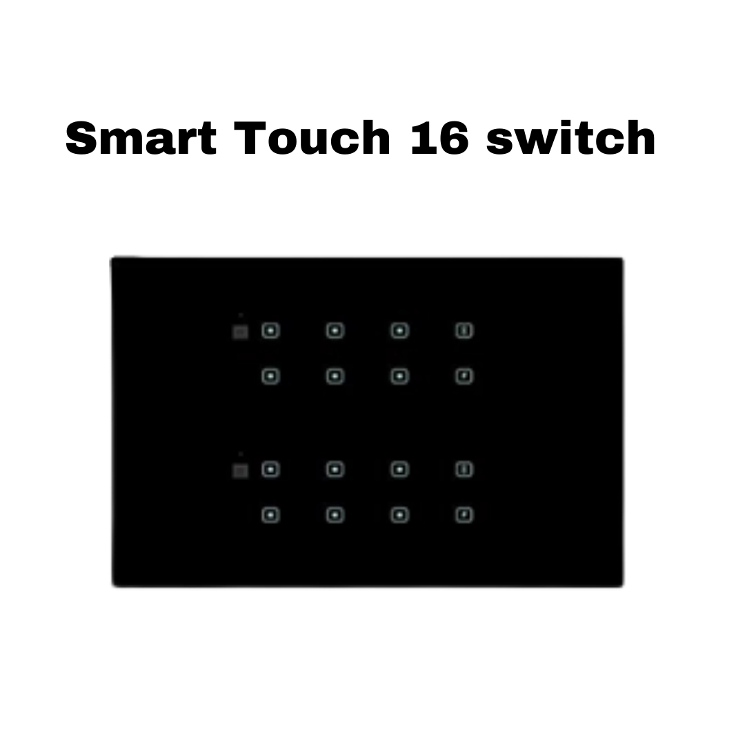 12 module smart touch 16 switch board automation india