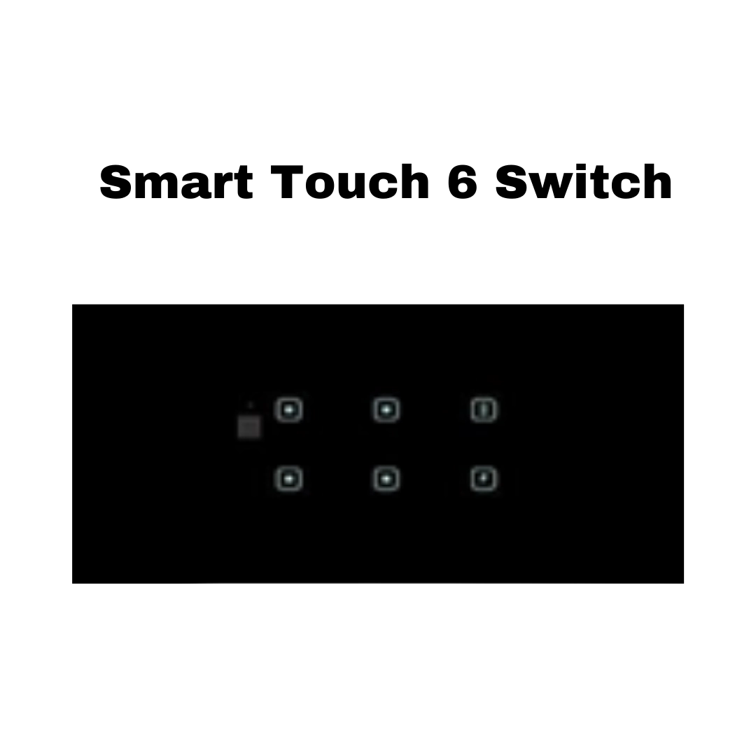 6 module smart switch board  automation india