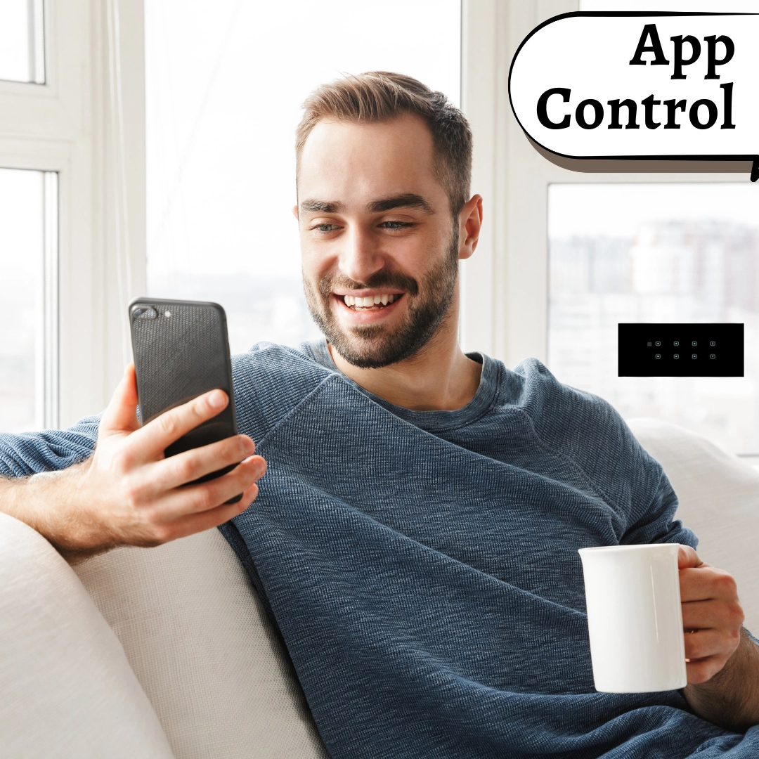 6 module smart switch board  automation india