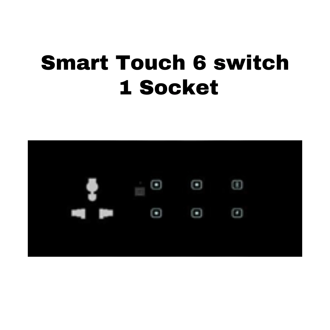 6 module smart switch board  automation india
