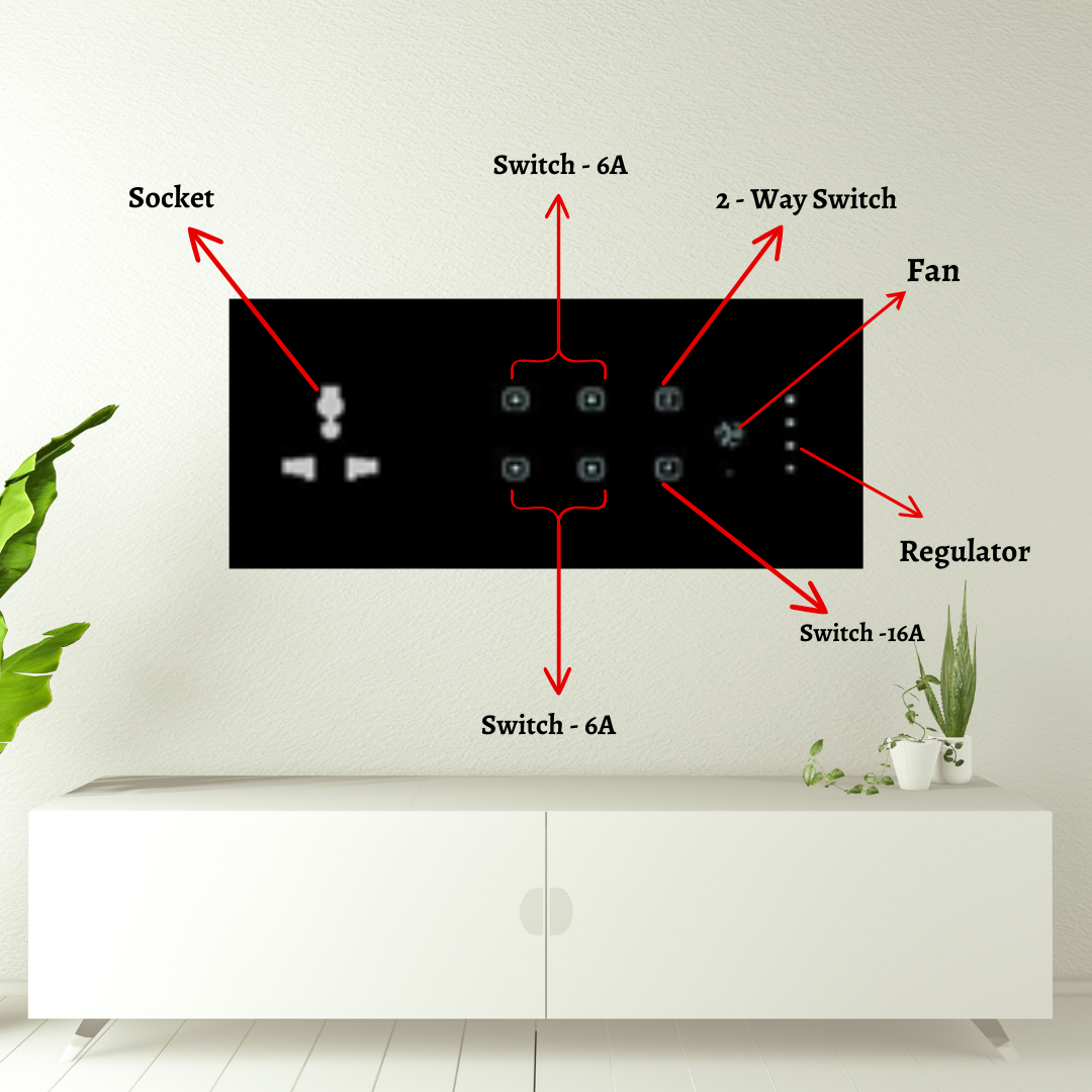 Best 8 module smart touch switch