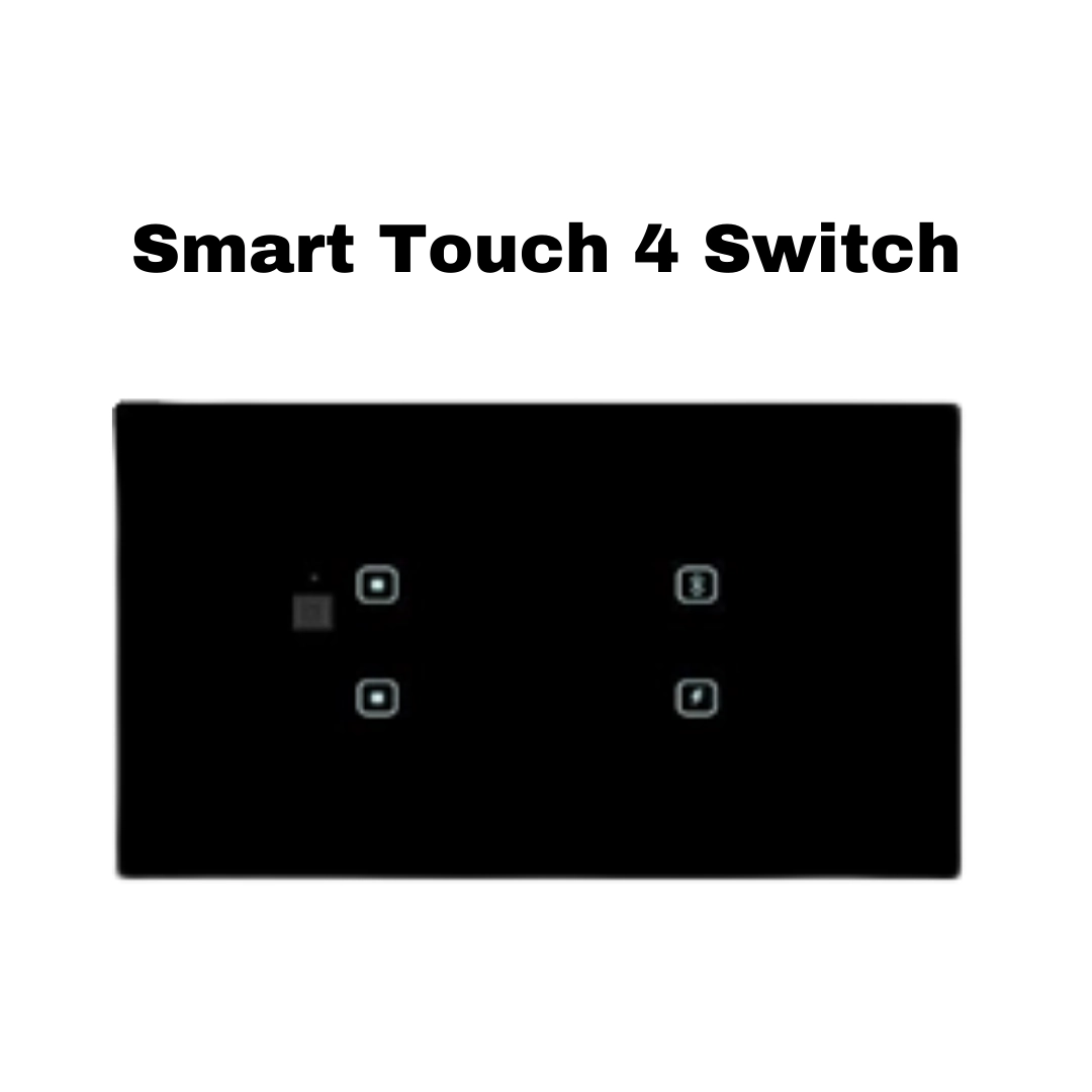 4 module smart switch board automation india