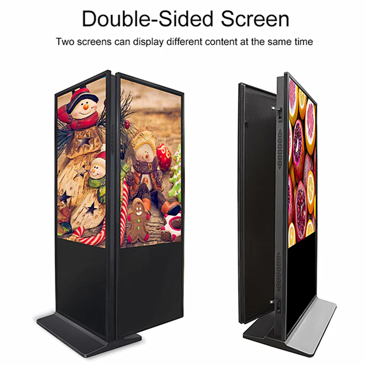 double sided digital signage